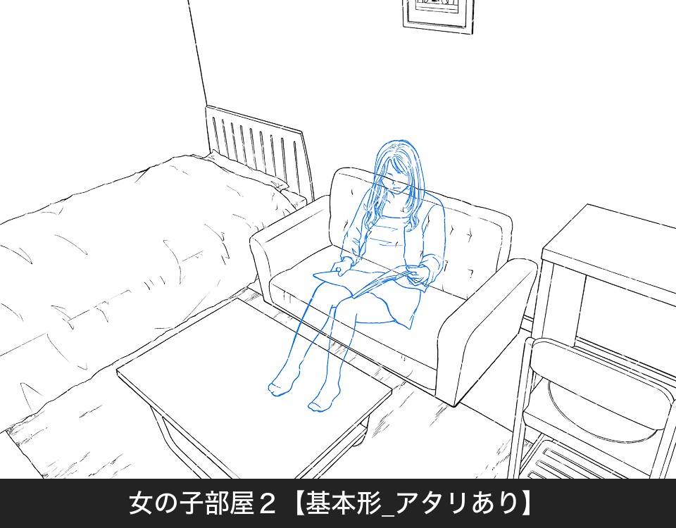デジタル線画素材集〈一戸建て編 Aセット〉
