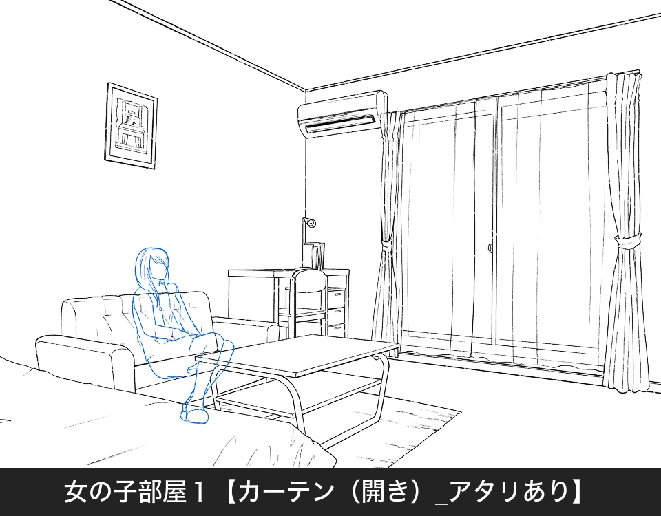 デジタル線画素材集〈一戸建て編 Aセット〉
