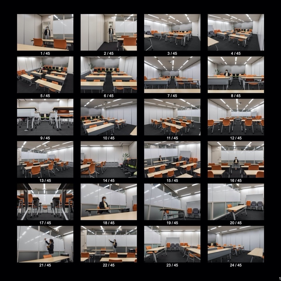 【無料】スクール形式のセミナールーム(45点)