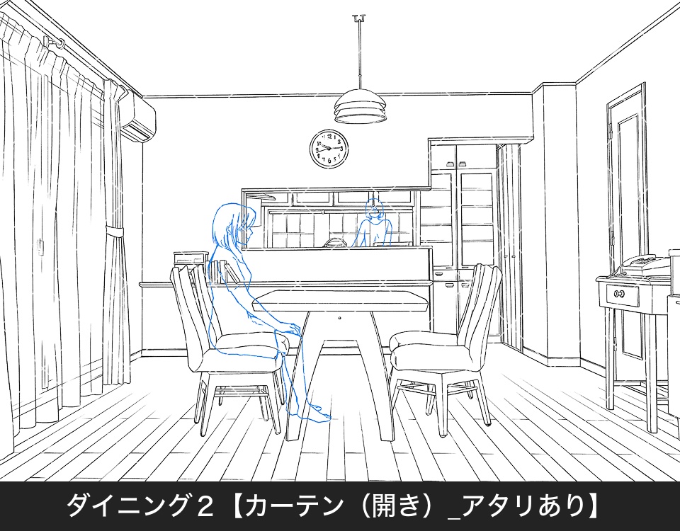 デジタル線画素材集〈一戸建て編 Bセット〉