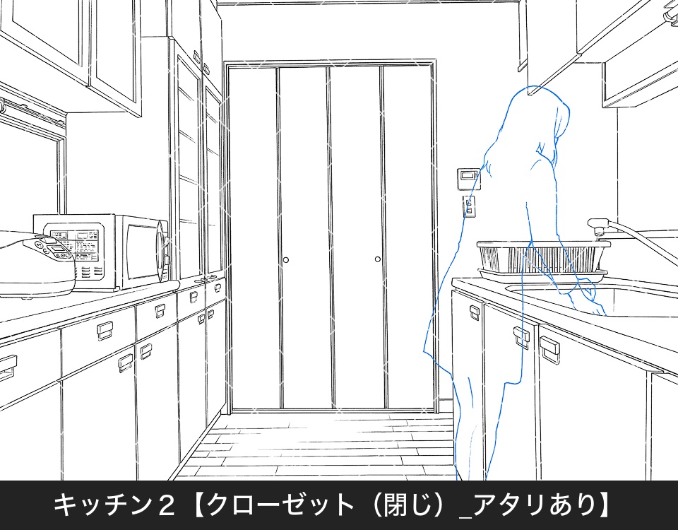 デジタル線画素材集〈一戸建て編 Bセット〉