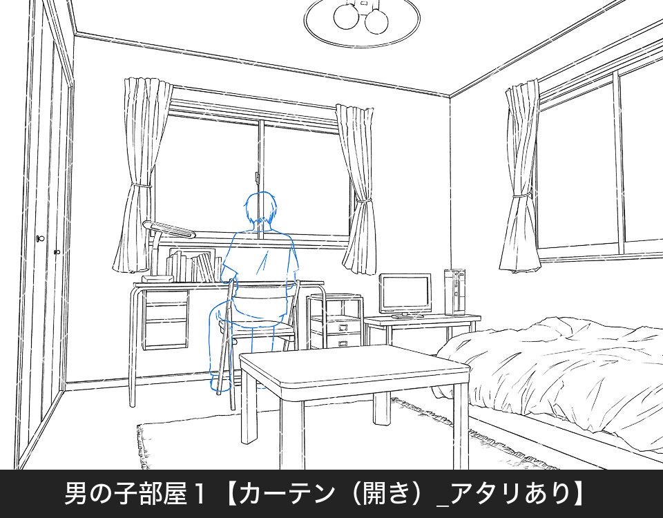 デジタル線画素材集〈一戸建て編 Bセット〉