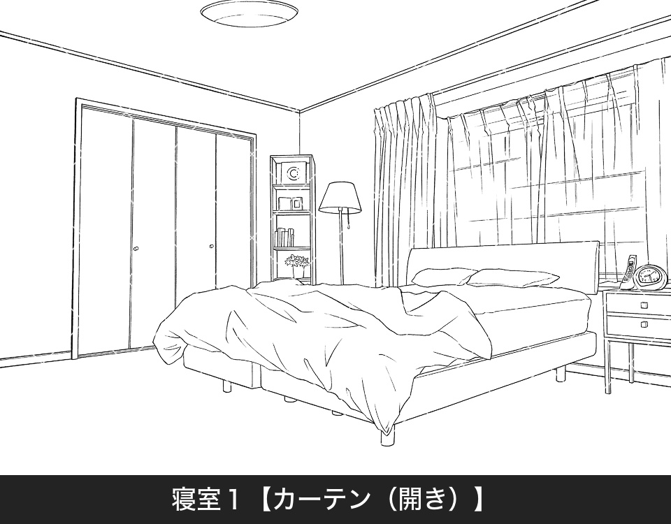 デジタル線画素材集〈一戸建て編 Bセット〉