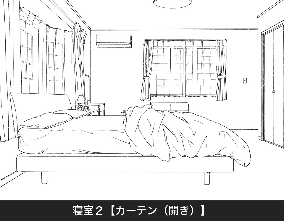 デジタル線画素材集〈一戸建て編 Bセット〉
