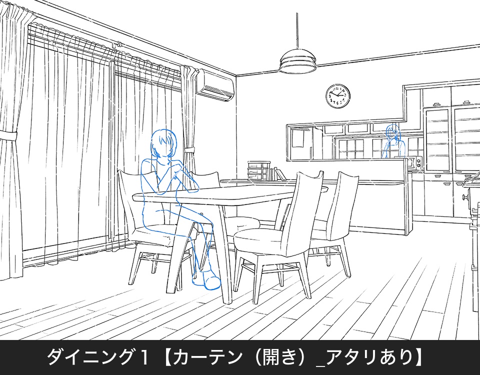 デジタル線画素材集〈一戸建て編 Bセット〉