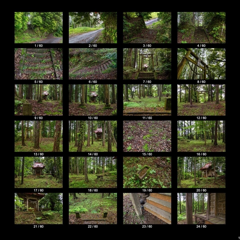 【無料】雑木林に囲まれた神社2選(60点)