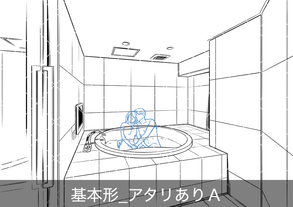 ✨NEW✨【2023冬新刊】デジタル線画素材集〈ラブホテル編〉