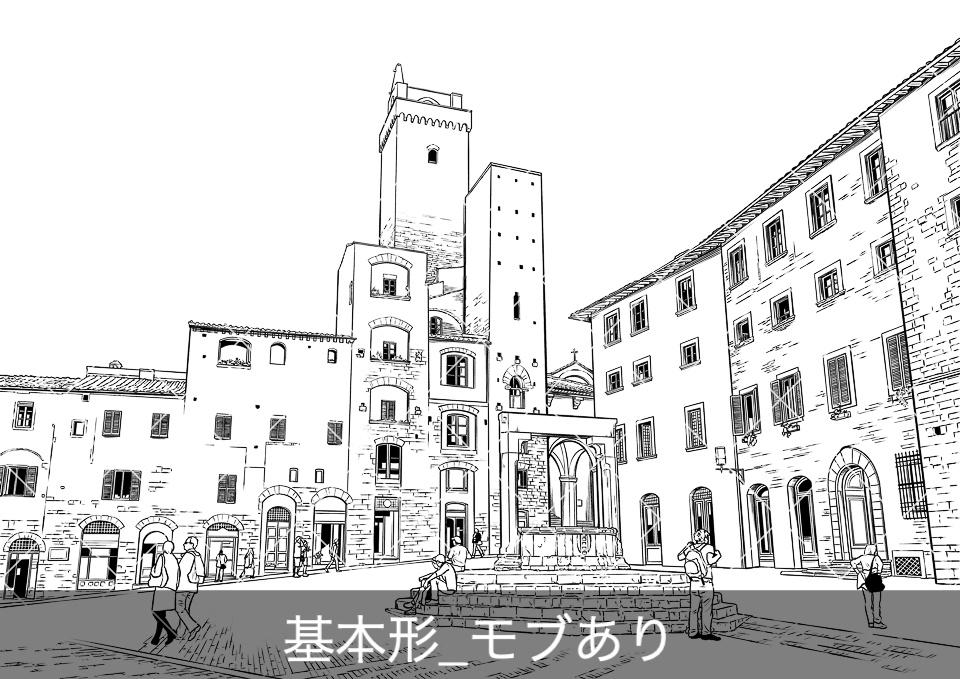 ✨NEW✨【2024夏新刊】デジタル線画素材集〈洋館・宮殿・旧市街編〉