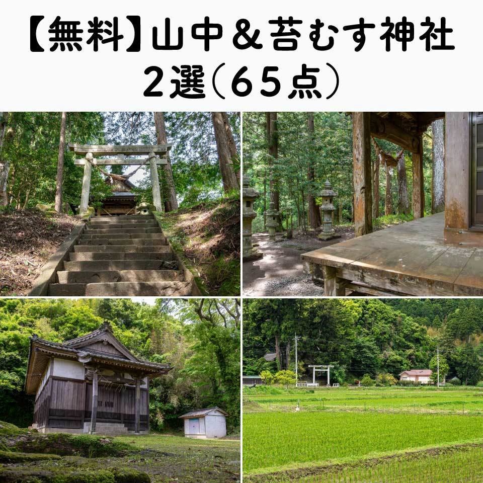 ✨NEW✨【無料】山中&苔むす神社2選(65点)