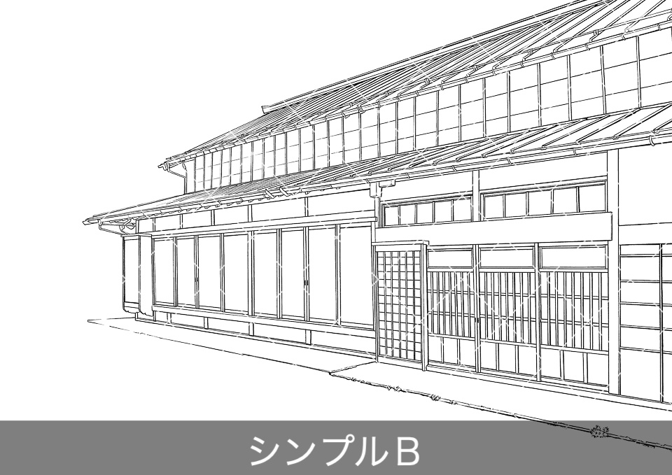 デジタル線画素材集〈日本家屋編〉