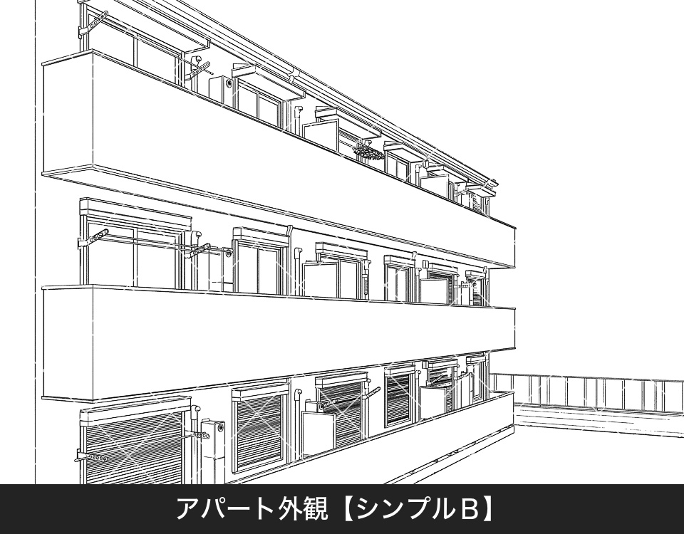 ✨NEW✨【2025夏新刊】デジタル線画素材集〈日常シーン編2〉