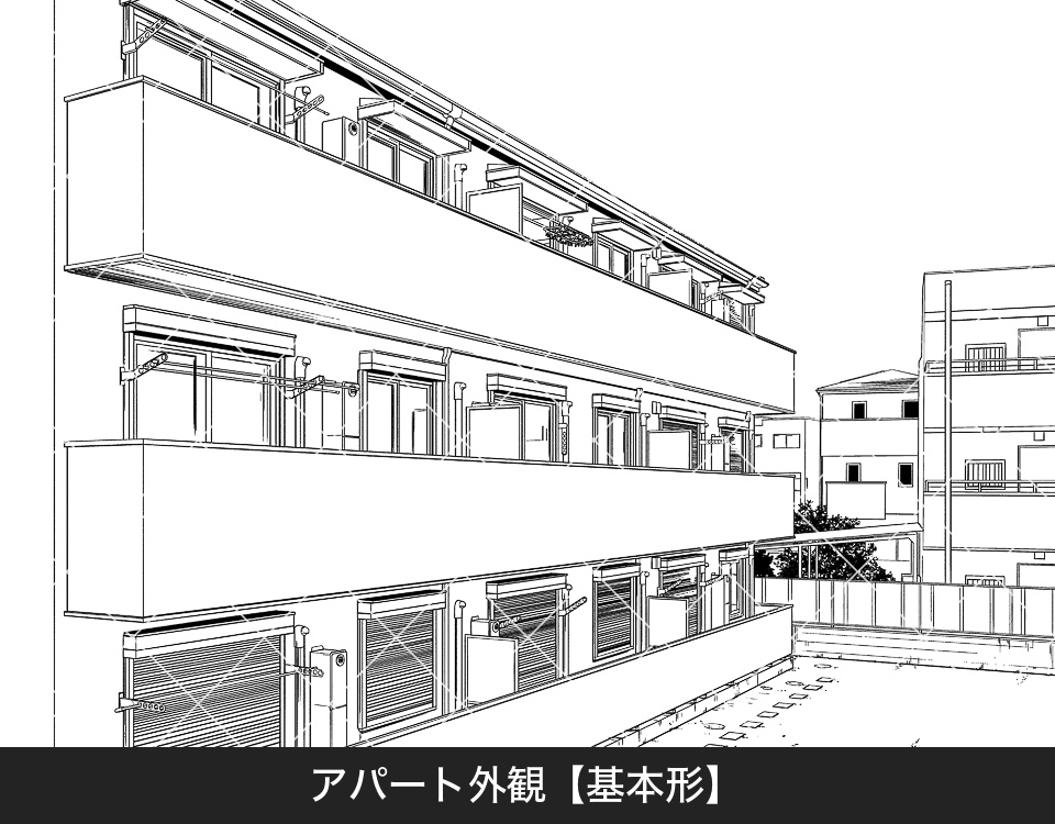 ✨NEW✨【2025夏新刊】デジタル線画素材集〈日常シーン編2〉