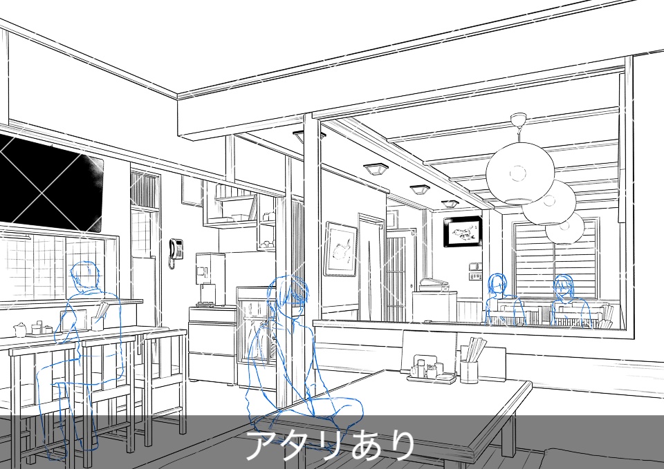 【25%OFF!】日常シーン線画素材集セット