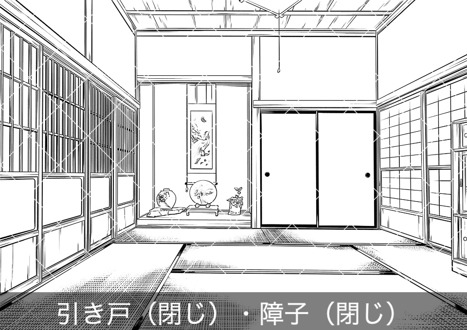 ✨NEW✨【2025冬新刊】デジタル線画素材集〈田舎シーン編〉