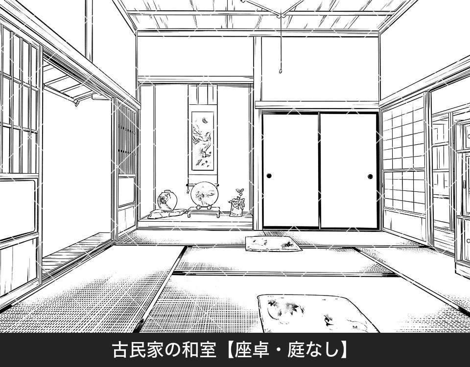 ✨NEW✨【2025冬新刊】デジタル線画素材集〈田舎シーン編〉