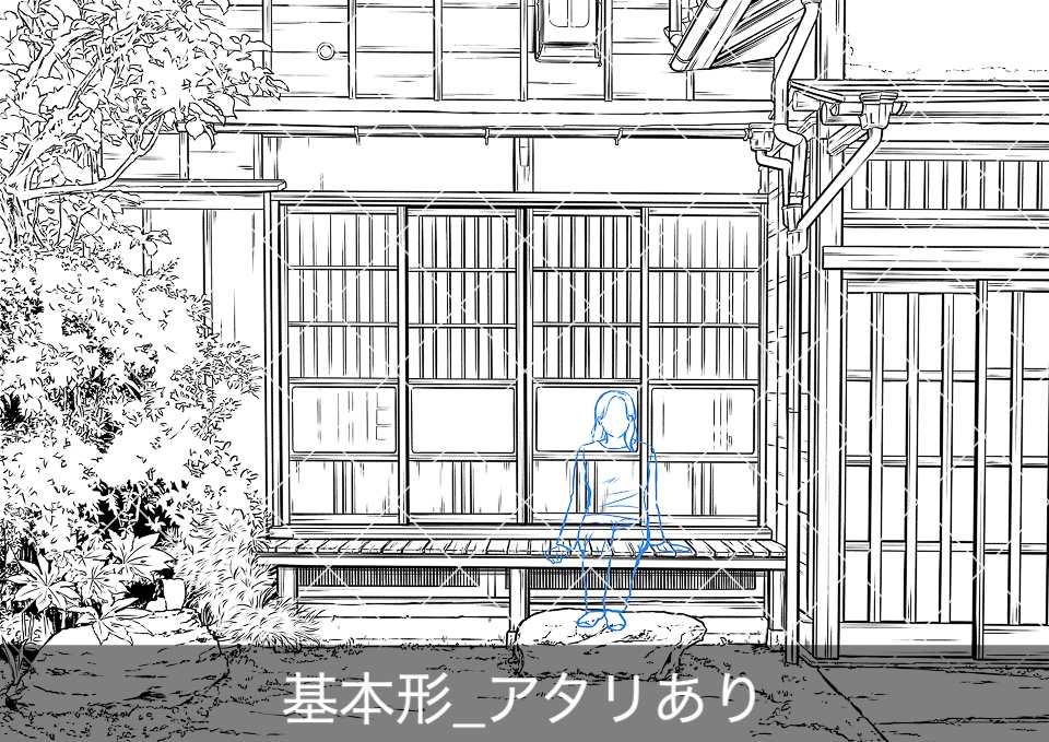 ✨NEW✨【2025冬新刊】デジタル線画素材集〈田舎シーン編〉