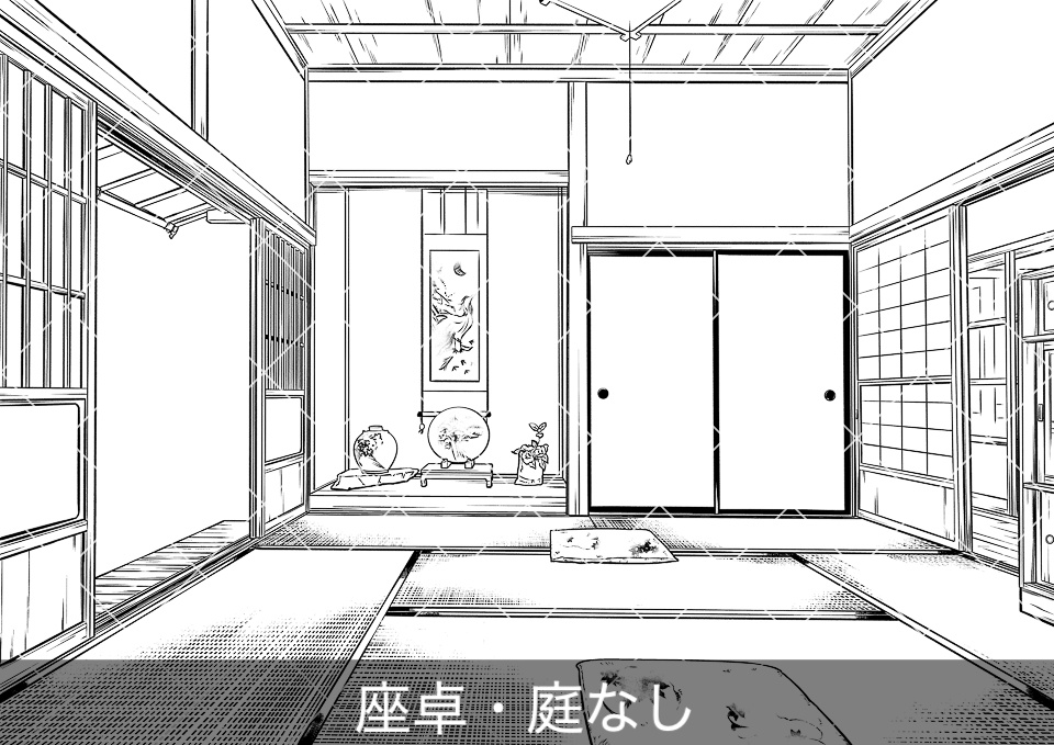 ✨NEW✨【2025冬新刊】デジタル線画素材集〈田舎シーン編〉