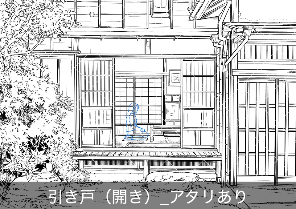 ✨NEW✨【2025冬新刊】デジタル線画素材集〈田舎シーン編〉