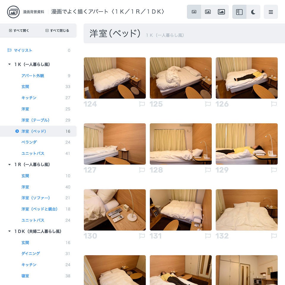 漫画背景資料 漫画でよく描くアパート〈1K/1R/1DK〉