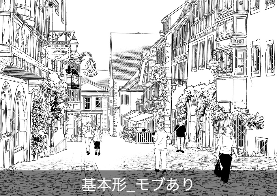 ✨NEW✨【2026夏新刊】デジタル線画素材集〈ヨーロッパ街並編〉