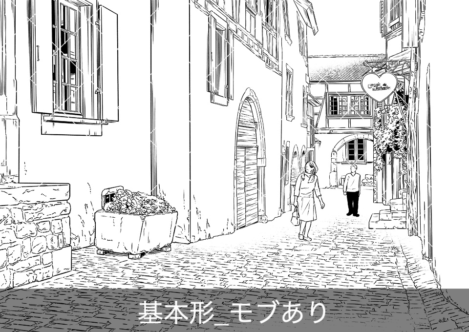 ✨NEW✨【2026夏新刊】デジタル線画素材集〈ヨーロッパ街並編〉