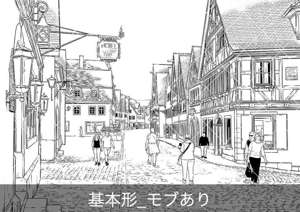 ✨NEW✨【2026夏新刊】デジタル線画素材集〈ヨーロッパ街並編〉
