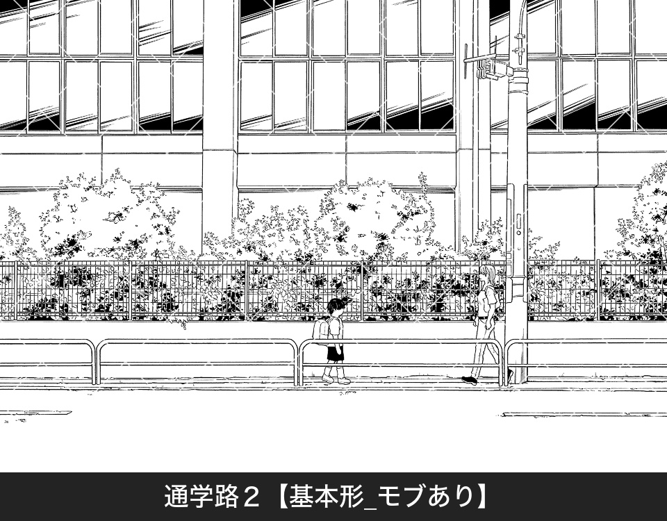 デジタル線画素材集〈日常シーン編〉