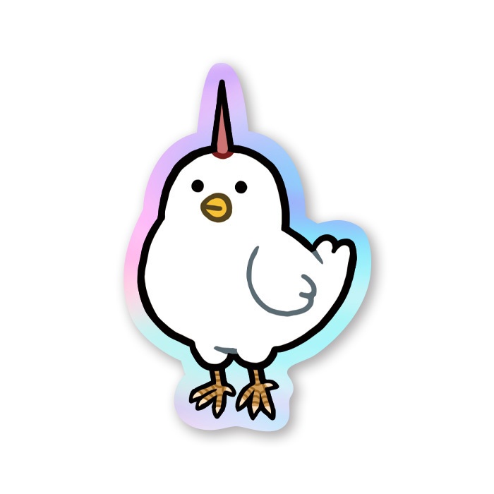 ツノバード　ステッカー