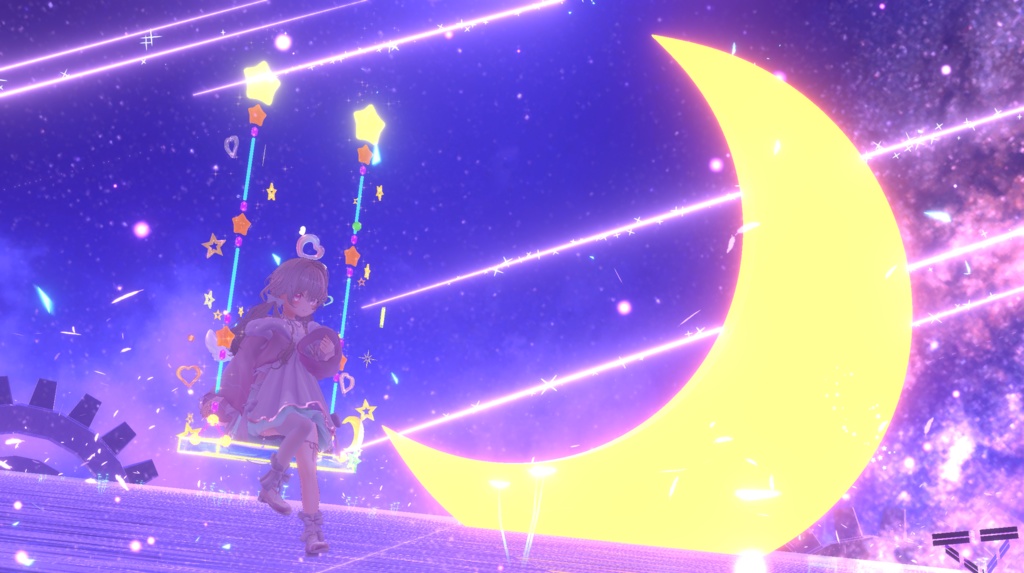 【VRChat】Runa_Swing🌙 / (マウント, ブランコ/MA対応)