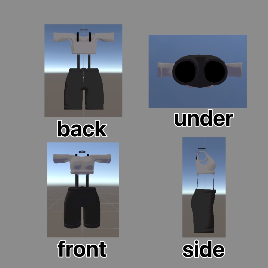 【デルタフレア対応】 シンプルな服