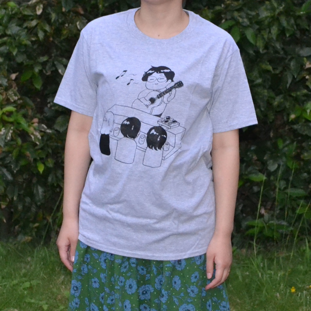 浜村満果×ささかわおすし　コラボTシャツ