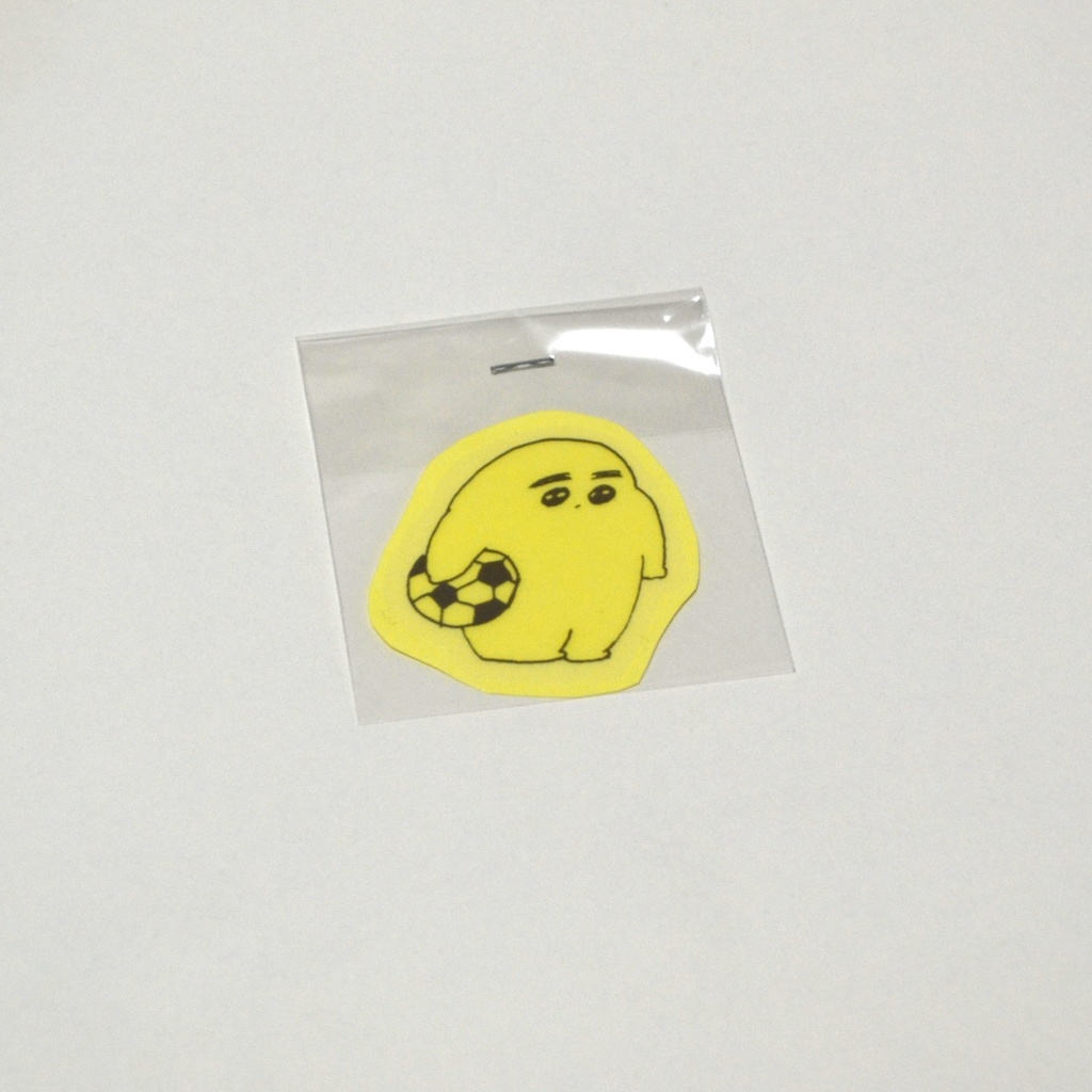 シールS サッカーボールもつ