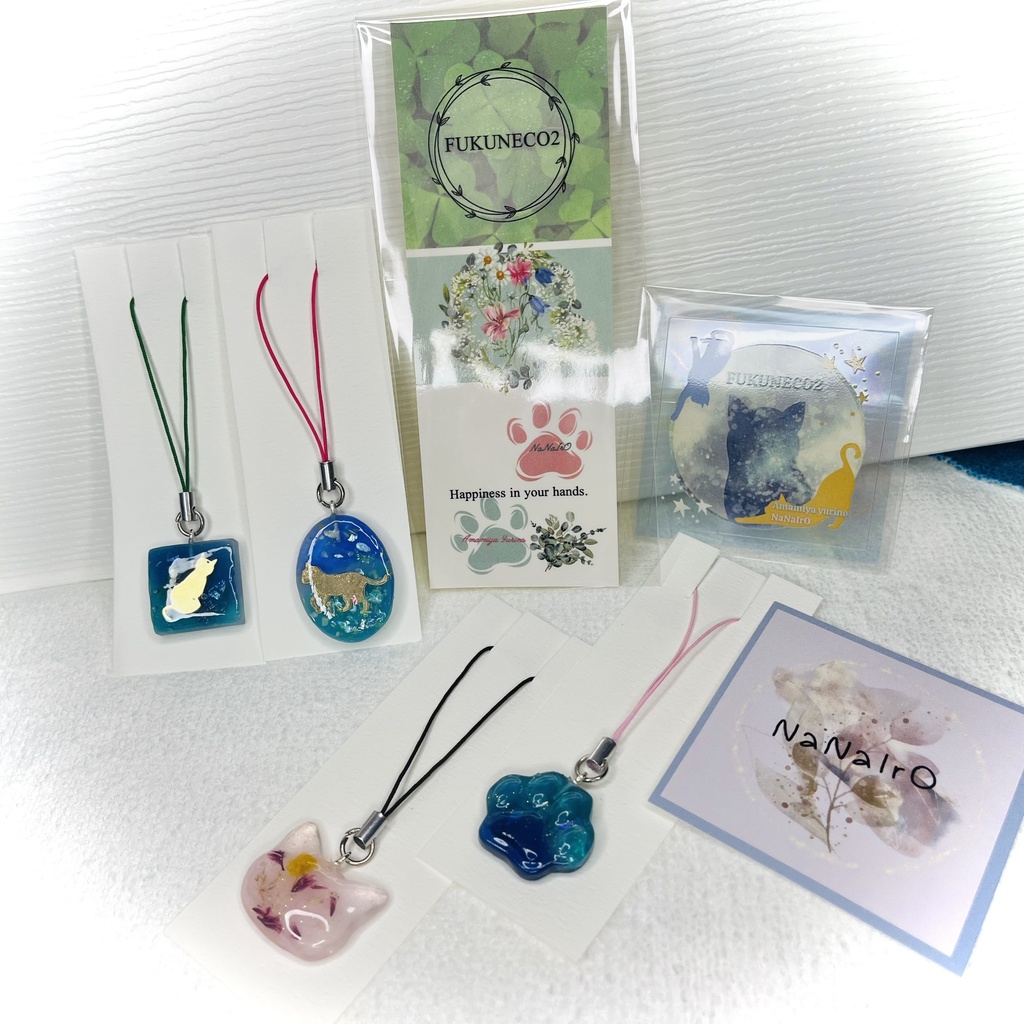 ※完売※★レジンストラップ(雨宮ゆりの×NaNaIrOさんコラボグッズ)