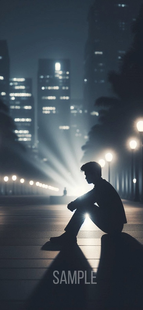 沈黙の夜｜男性向けダークiPhone壁紙セット（10枚）