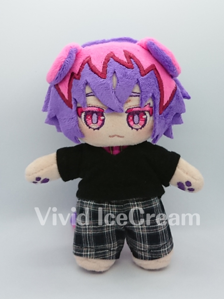 【15cm】ハンドメイド ぬいぐるみ 「カシス」