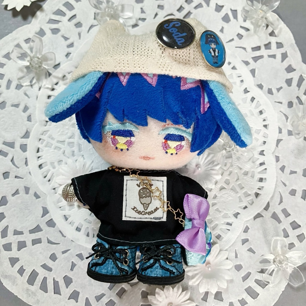 【10cm用】ぬい靴(柄)