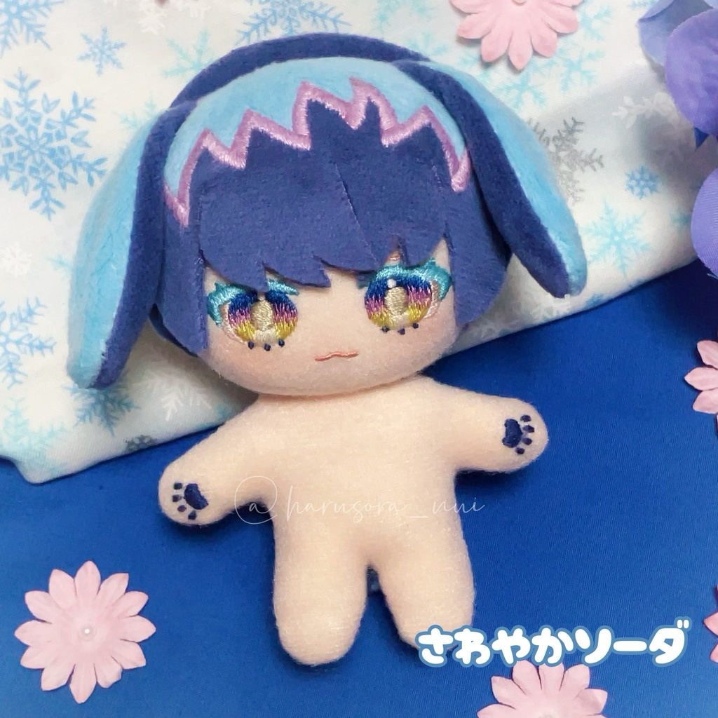 【10cm】ハンドメイド ぬいぐるみ ソーダ