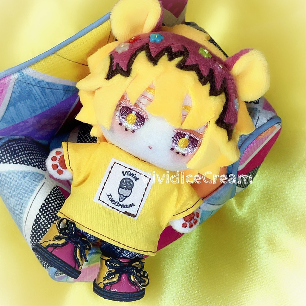 【10cm】ハンドメイド ぬいぐるみ フィズ