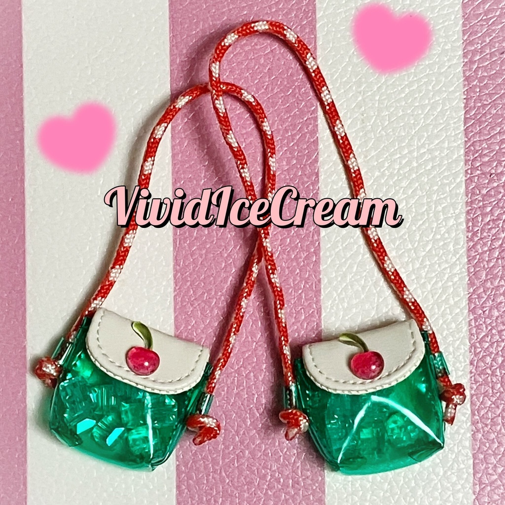 【ぬいぐるみ用】クリームソーダポシェット(氷入り)