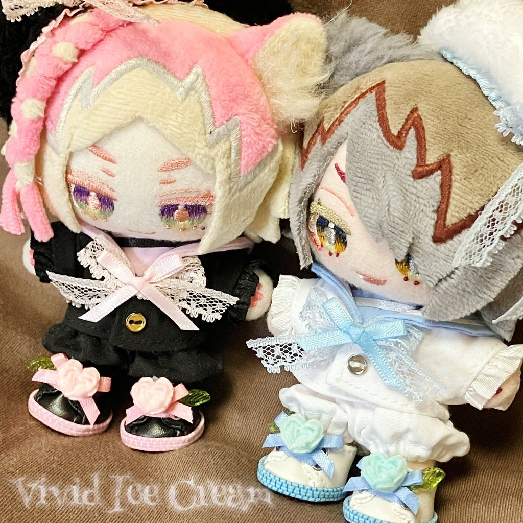 【10cm用】ぬい靴〈ふわふわハート〉