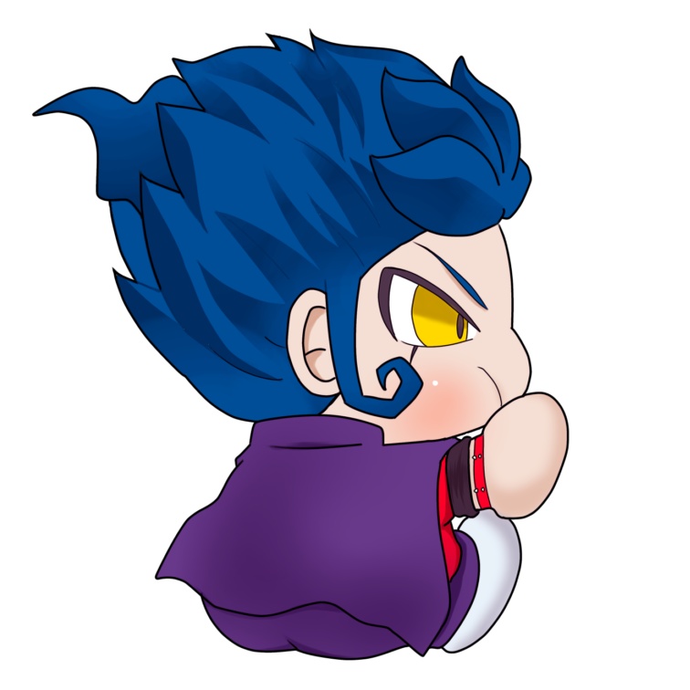 でりゃ吸い付きアクリルバッジ