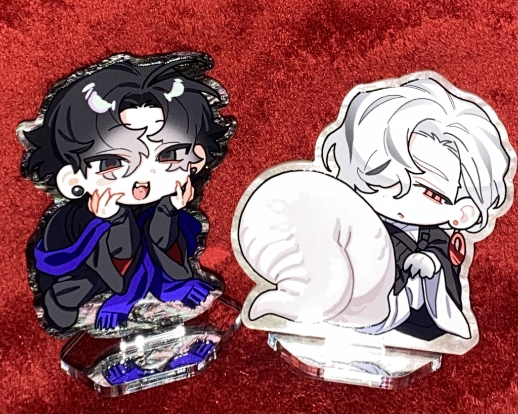 ◆再版◆【受注生産】黒曜・燐灰アクリルスタンド