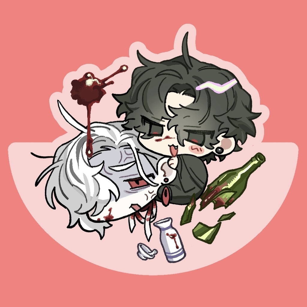 🤍🖤ゆらゆらアクリルブロック