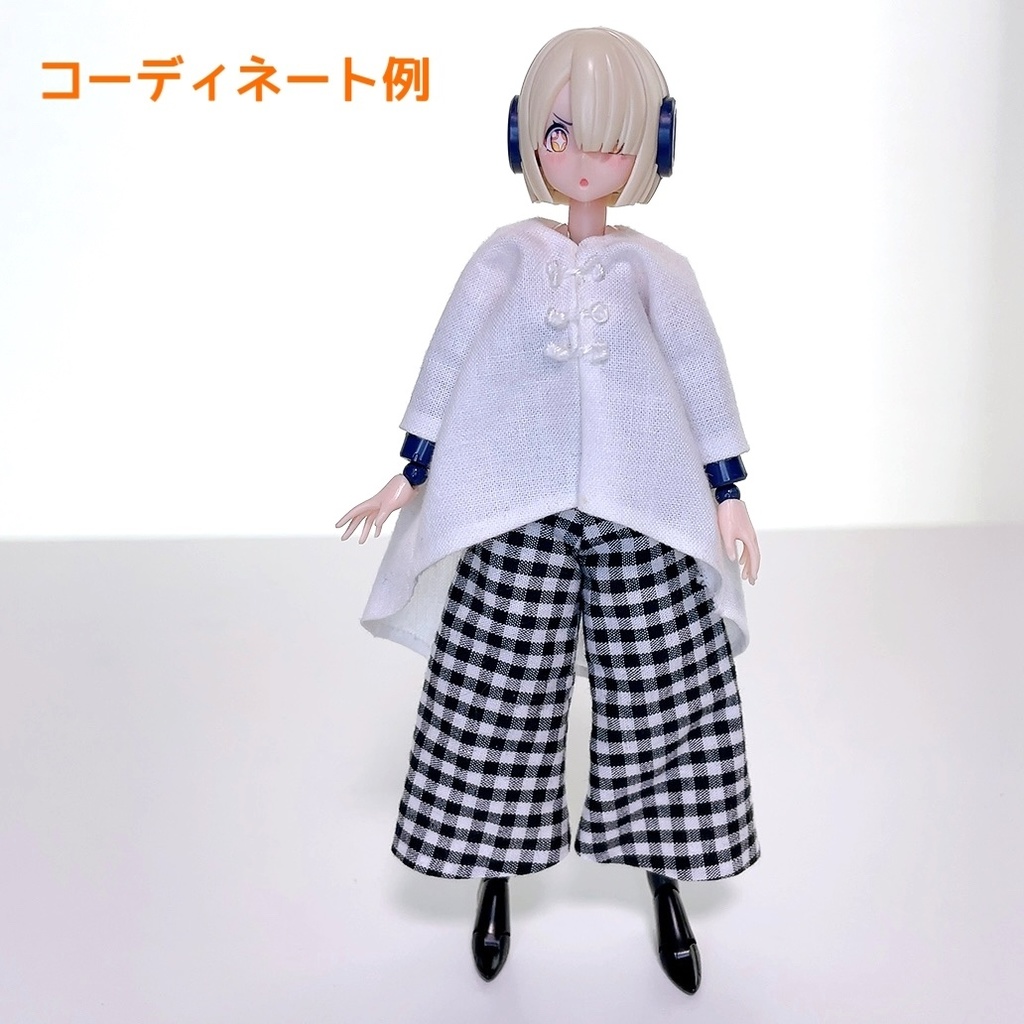 ワイドパンツ【チェック柄】