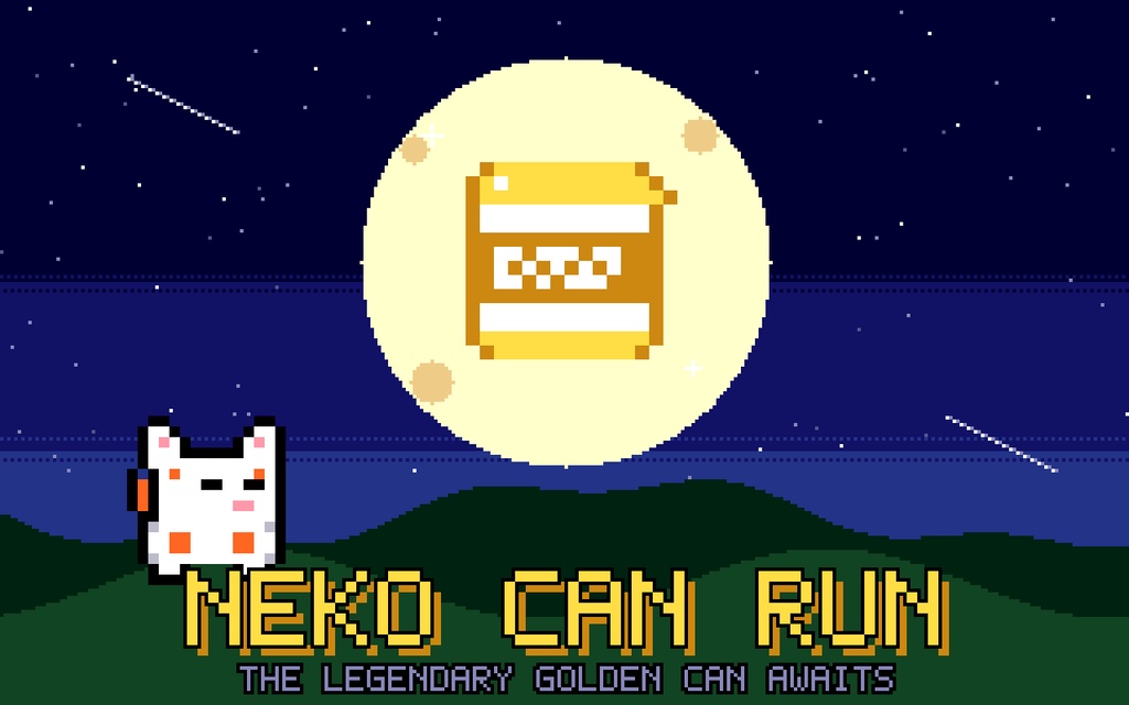 NEKO CAN RUN — ネコ缶ラン(SHARP MZ-2500用アクションゲーム)