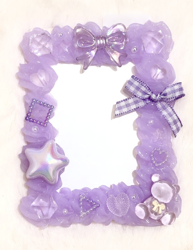 ♡ホイップデコ デコトレカケース♡パープル 推し活