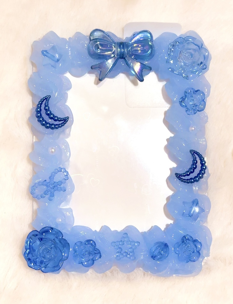 ♡ホイップデコ デコトレカケース♡ブルー 推し活