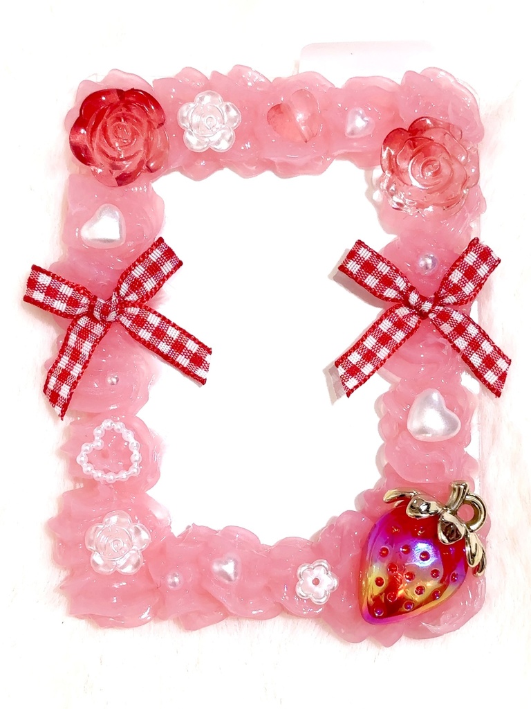 ♡ホイップデコ デコトレカケース♡レッド 推し活