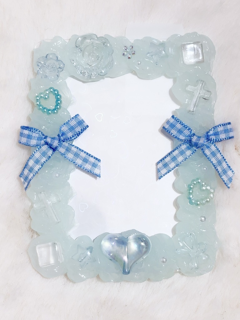 ♡ホイップデコ デコトレカケース♡ライトブルー 推し活