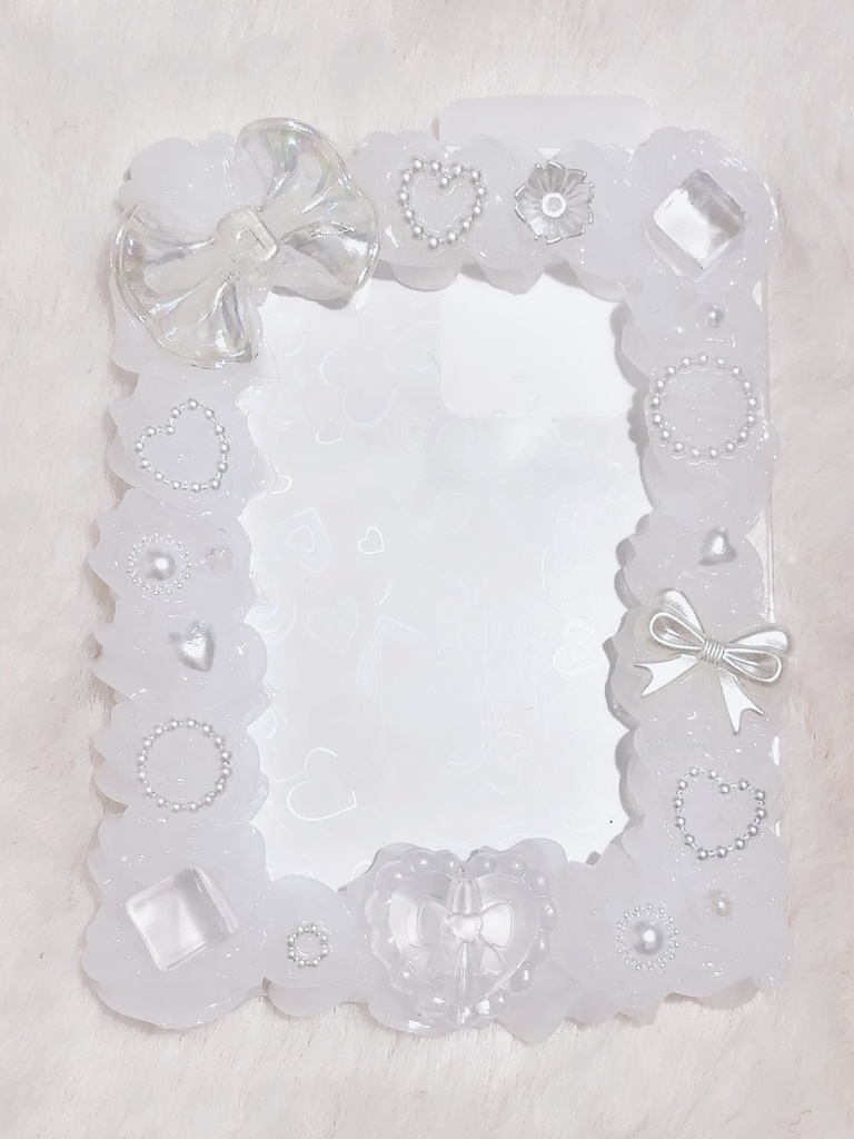 ♡ホイップデコ デコトレカケース♡ホワイト 推し